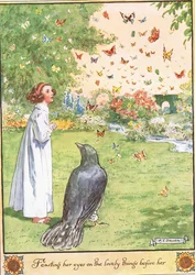 Ihre Augen an den schönen Dingen weiden, Illustration aus 